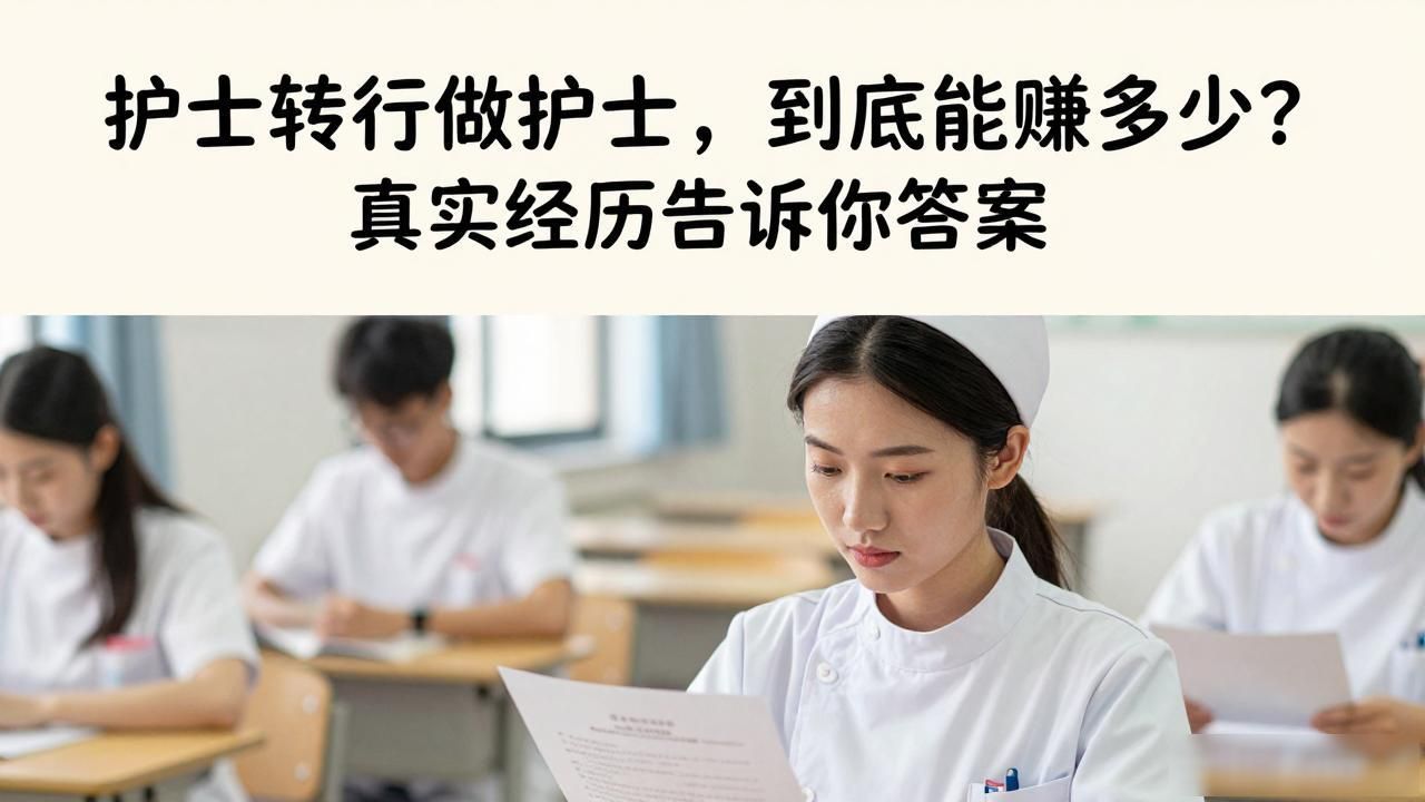 护士转行做护士，到底能赚多少？真实经历告诉你答案