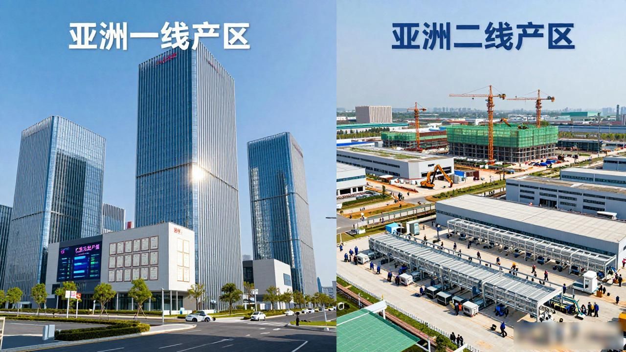 亚洲一线产区与二线产区区别_亚洲一线产区和二线产区的产业结构t9_产业水平市场定位基础设施政策支持